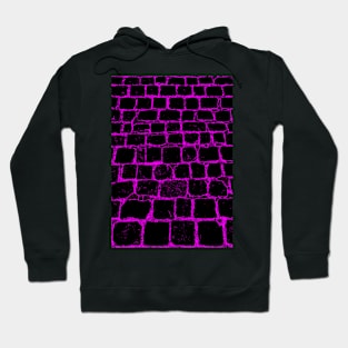 Texture - Neon Pink Street Hoodie